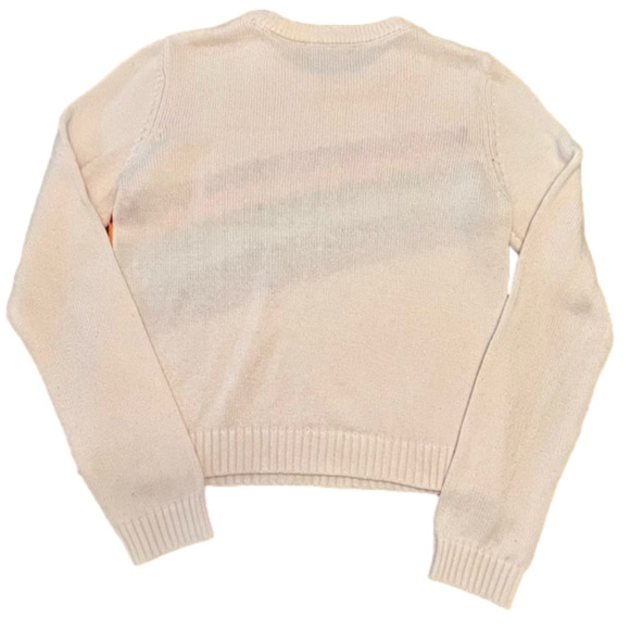 Sweater, cream & rainbow, unk size - Picture 3 of 7